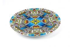 52cm Rainbow Mandala charger