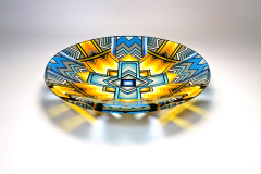 Covid bowl (ltd edition series produced during the Pandemic)  23cm x 4cm 