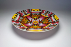 Covid bowl (ltd edition series produced during the Pandemic)  23cm x 4cm 