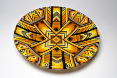 Covid bowl (ltd edition series produced during the Pandemic)  23cm x 4cm 