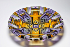 Covid bowl (ltd edition series produced during the Pandemic)  23cm x 4cm 