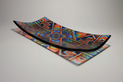 Transparent portal platter 37cm x 18cm x 5cm