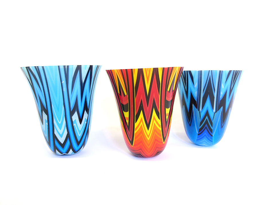 three-vases
