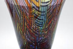 Geometric rainbow vase 23cm x 20cm
