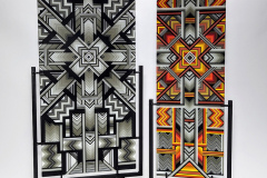 Glass portal totem duo